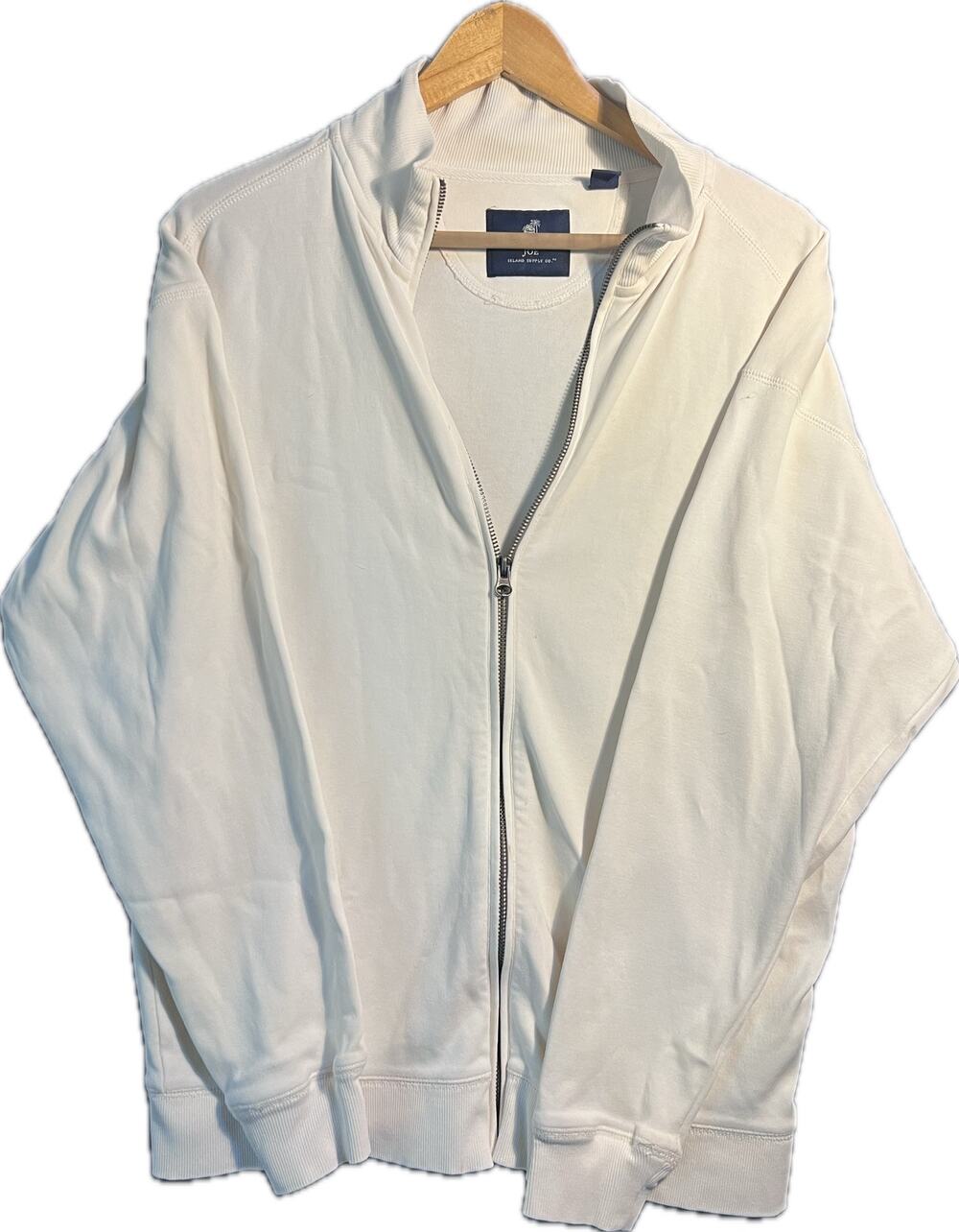 Caribbean Joe Sweatshirt Hoodie Women's Size M Off White